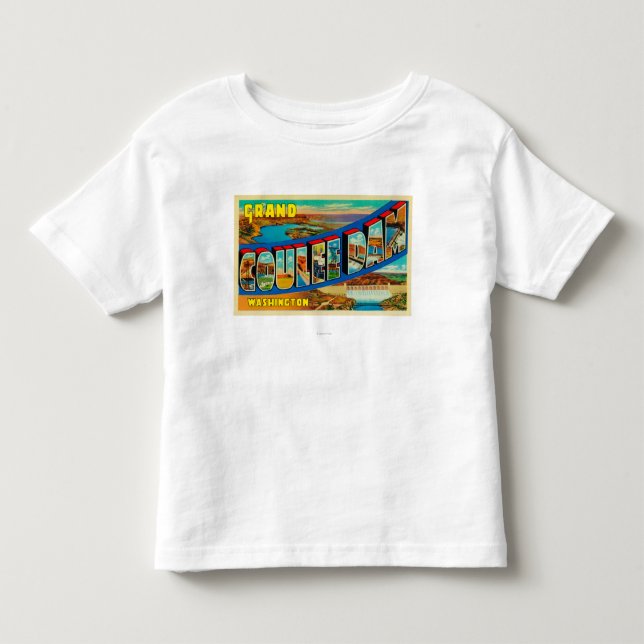 Storslagen Coulee fördämning, Washington 2 Tee Shirt (Framsida)