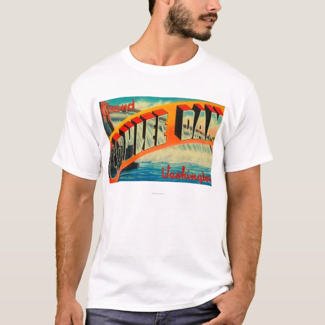 Storslagen Coulee fördämning, Washington Tee Shirt (Framsida)