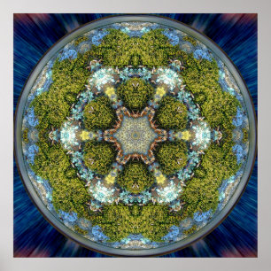 Storslagen designMandala Poster