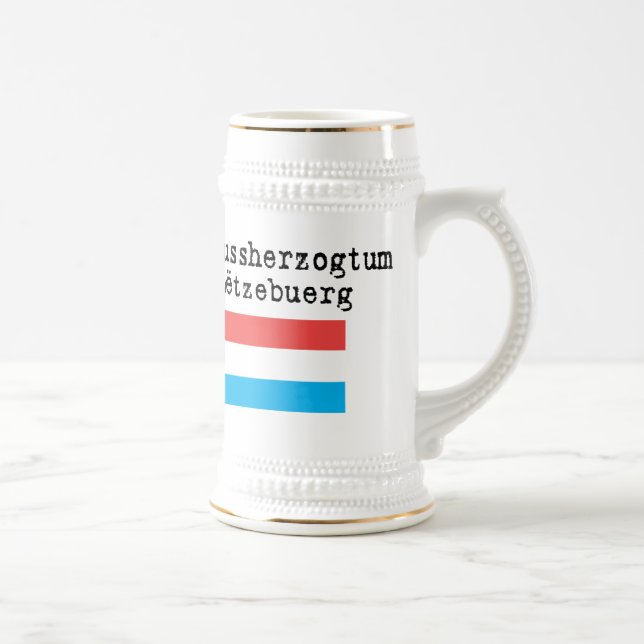 Storslagen Duchy av Luxembourg öl Stein Sejdel (Höger)