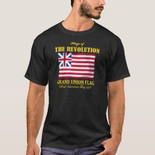 Storslagen facklig flagga (den första amerikanska t shirt