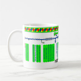 Storslagen facklig kanalruttkarta (2 av 4) mugg