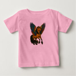 Storslagen häst med spektakulära vingar t shirt