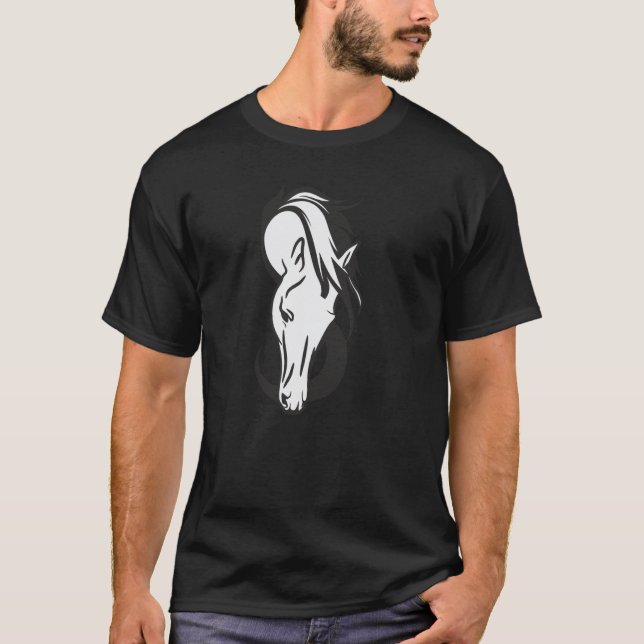 Storslagen häst ridning t shirt (Framsida)