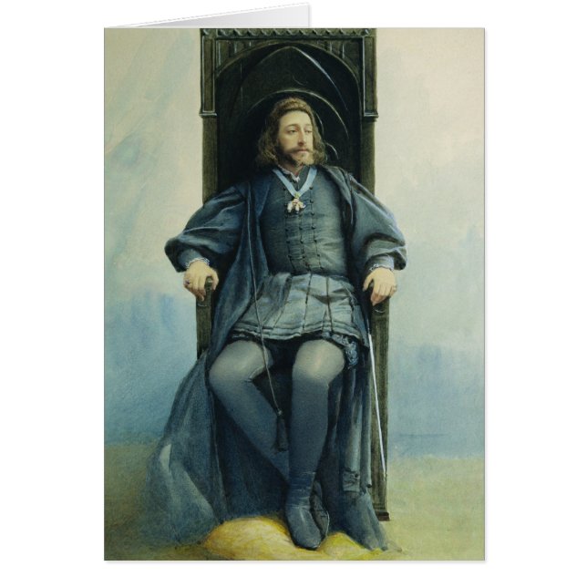 Storslagen hertig Konstantin Hälsningskort (Framsidan)