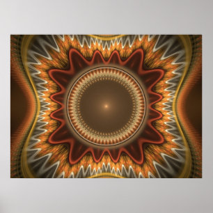 Storslagen Julian Fractal 21 för Fractalkonst Poster
