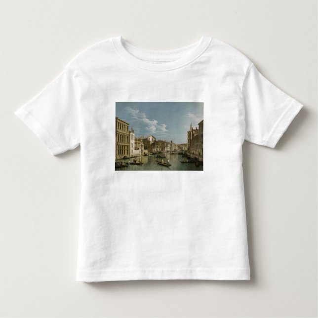 Storslagen kanal från Palazzo Flangini till T Shirt (Framsida)