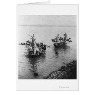 Storslagen kanal i Soo-chow china Hälsningskort