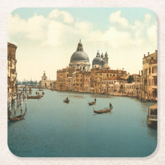 Storslagen kanal mig, Venedig, italien Underlägg Papper Kvadrat