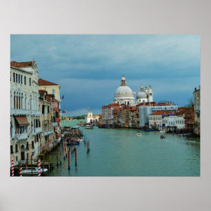 Storslagen kanal, Venedig affisch