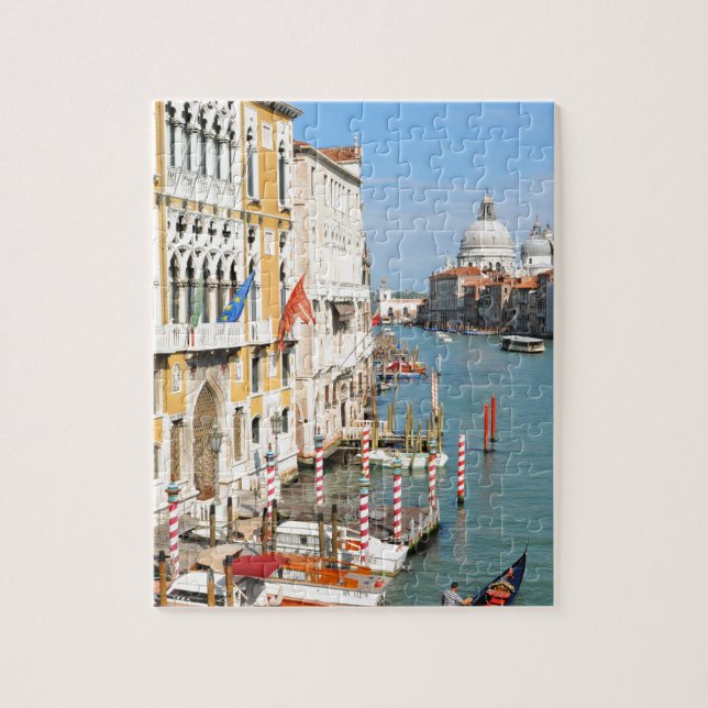 Storslagen kanal, Venedig, italien Pussel (Vertikal)