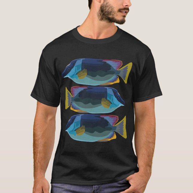 Storslagen kaninfiskdesign t shirt (Framsida)
