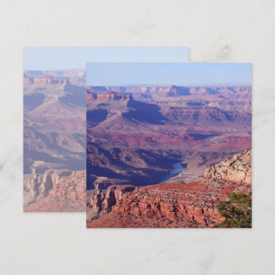 Storslagen landskapsbild från Grand Canyon Arizona Kort