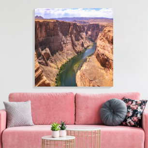 Storslagen landskapsvy över Grand Canyon och Color Canvastryck
