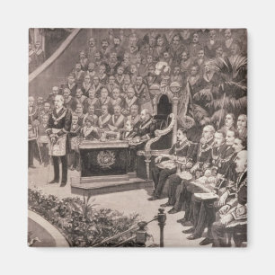 Storslagen Masonic sammankomst i den kungliga Magnet