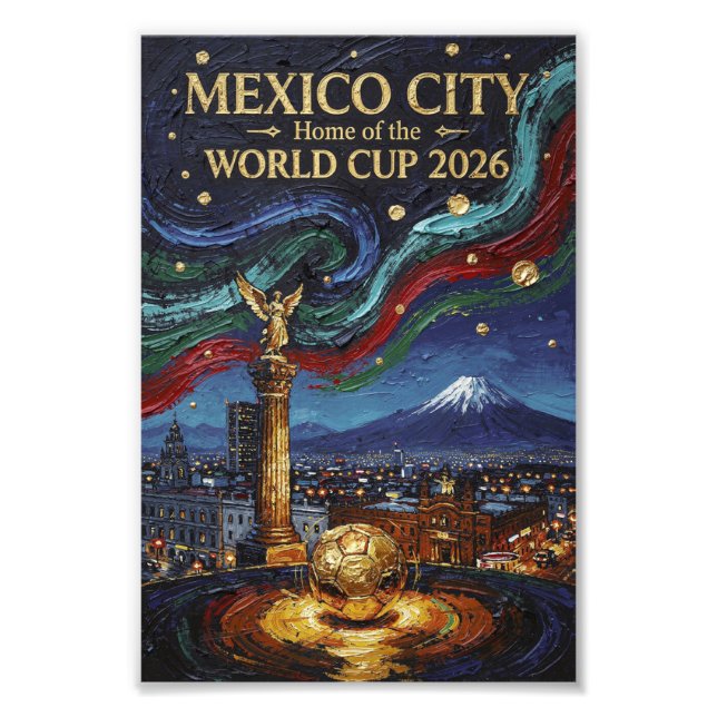 Storslagen och lyxig konst från Mexico City Fototryck (Framsidan)