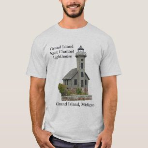 Storslagen ööster kanaliserar den ljusa skjortan t shirt