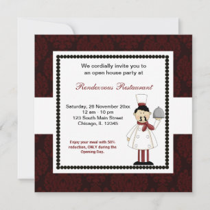 Storslagen öppning inbjudningar