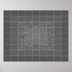 Storslagen Ouchi illusion Poster