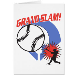 Storslagen Slambaseball Hälsningskort