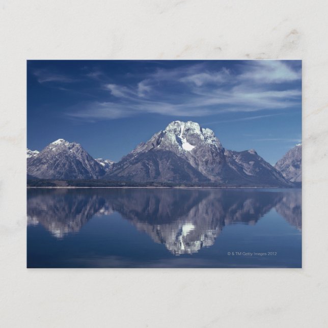 Storslagen Teton bergskedja Vykort (Framsida)