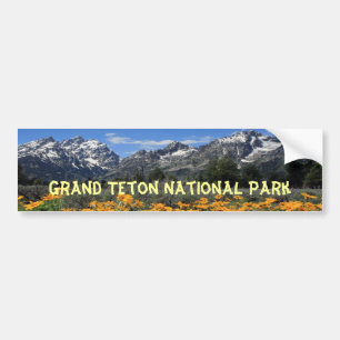 Storslagen Teton nationalpark Bildekal