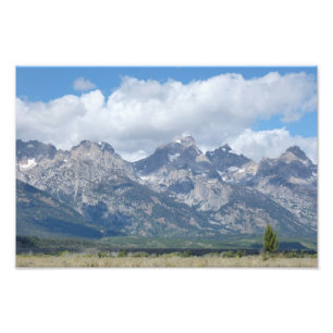 Storslagen Teton nationalpark Fototryck
