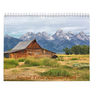 Storslagen Teton nationalpark Kalender