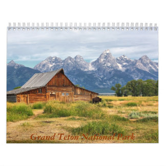 Storslagen Teton nationalpark Kalender