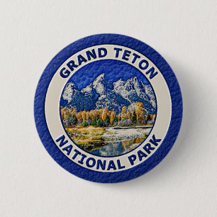 Storslagen Teton nationalpark Knapp