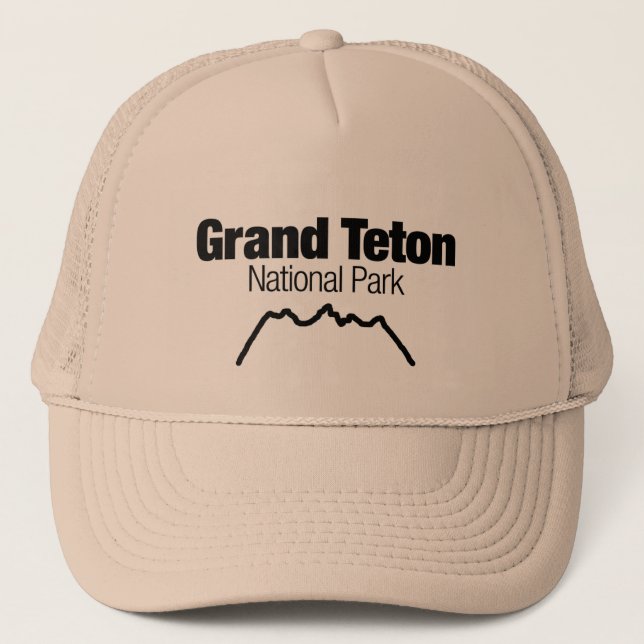 Storslagen Teton nationalpark Truckerkeps (Framsida)