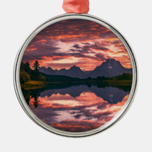 Storslagen Teton nationalpark, Wyoming Julgransprydnad Metall