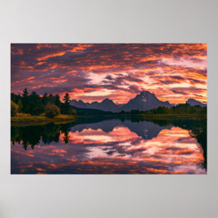 Storslagen Teton nationalpark, Wyoming Poster
