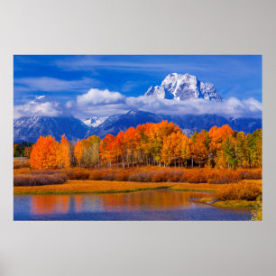 Storslagen Teton nationalpark   Wyoming Poster