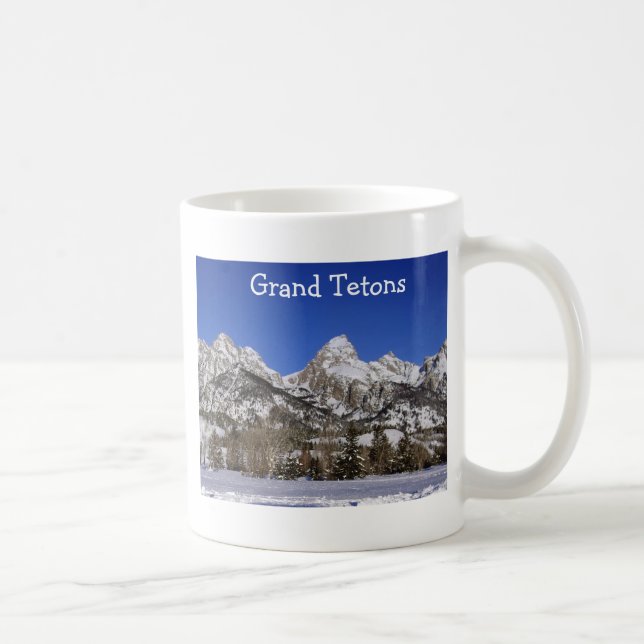 Storslagen Teton nationalparkmugg Kaffemugg (Höger)