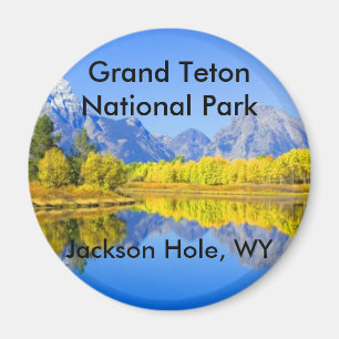 Storslagen Teton nationalparkserie 1 Magnet