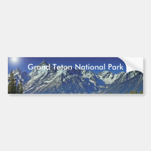 Storslagen Teton nationalparkserie 4 Bildekal