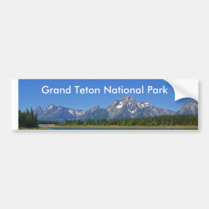 Storslagen Teton nationalparkserie 9 Bildekal
