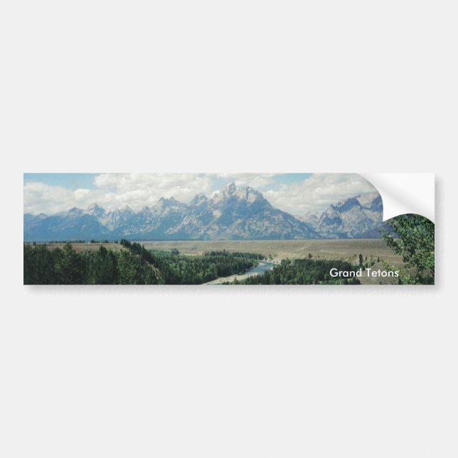 Storslagen Tetons bildekal (Framsidan)