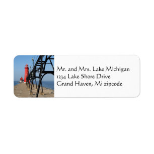 storslagen tillflyktsortmichigan fyr returadress etikett