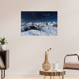 Storslagen utsikt från berget Viševnik, Slovenien Poster