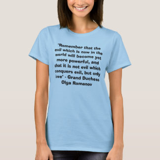 Storslaget hertiginnaOlga Romanov berömdt Tee Shirt