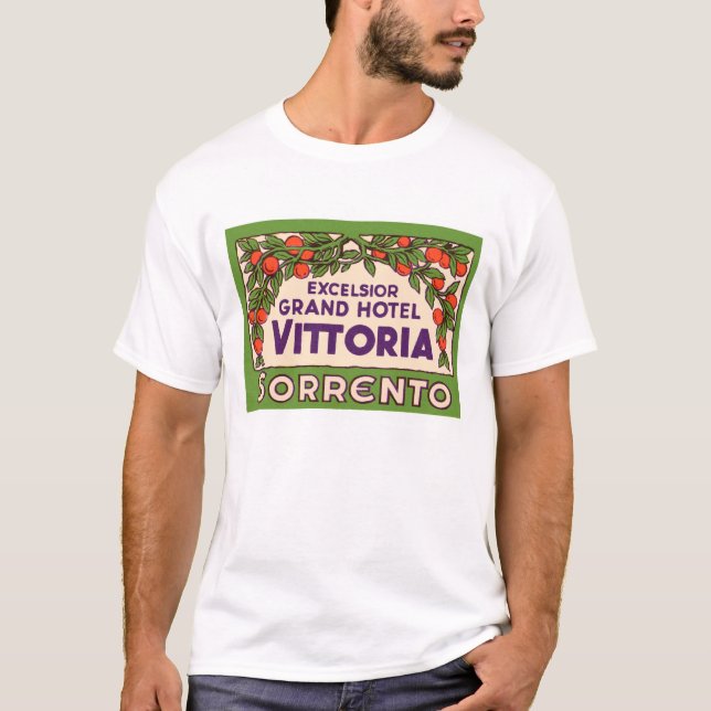 Storslaget hotell Vittoria för Excelsior T-shirt (Framsida)