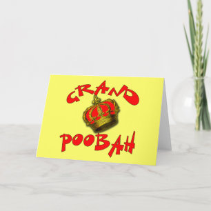 Storslagna Poobah med kronaprodukter Kort