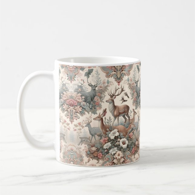 Storslagna skogvisklippare: Victorian Wildlife Kaffemugg (Vänster)