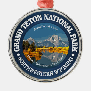 Storslagna Teton NP Julgransprydnad Metall