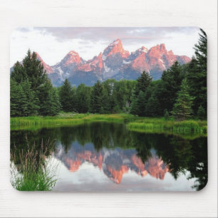 Storslagna Teton reflexioner över bäverdamm Musmatta