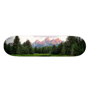 Storslagna Teton reflexioner över bäverdamm Skateboard Bräda 19,5 Cm