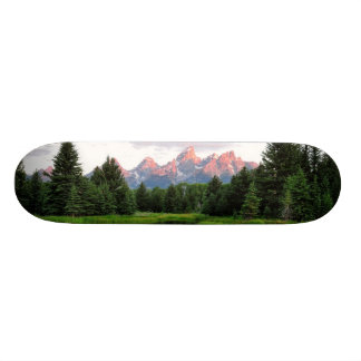 Storslagna Teton reflexioner över bäverdamm Skateboard Bräda 19,5 Cm