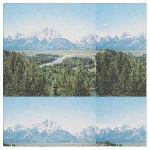 Storslagna Teton Snake River förbiser Tyg